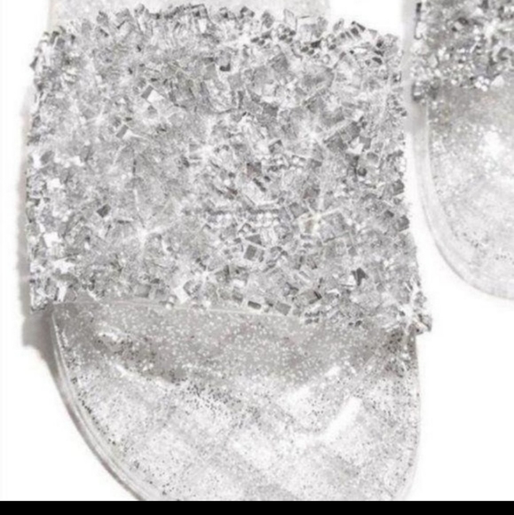 Embellished Sparkle Slides - Picture 2 of 4